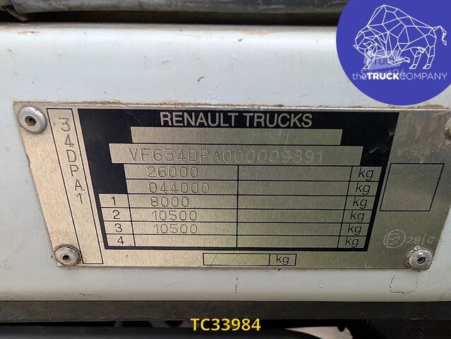 Платформенный трейлер Renault Kerax 380