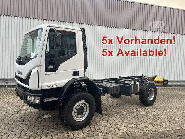 Châssis de camion Iveco EuroCargo ML150E24 WS 4x4 EuroCargo ML150E24 WS 4x4, Euro3, mehrfach Vorhanden!