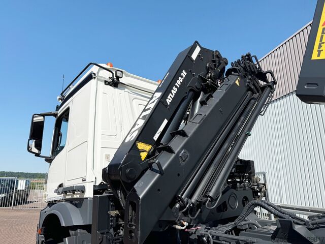 Kroklastbil Mercedes-Benz Arocs 3351 AK 6x6 Arocs 3351 AK 6x6, Retarder, Navi, Grounder, Kran Atlas AK 190.2E, Funk