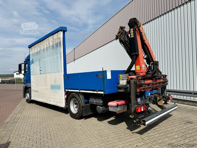 Grue montée sur camion Mercedes-Benz Actros 1836 L 4x2 Actros 1836 L 4x2, Glastransporter, Heckkran Palfinger Pk 12002-EH, Funk