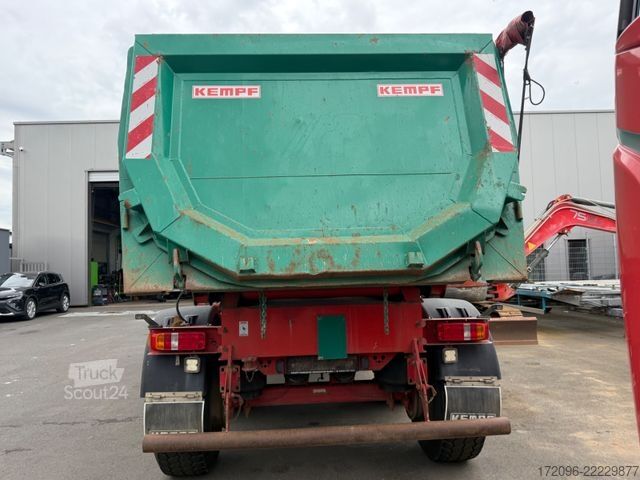 Tiptrailer KEMPF SKM 31/2 Kompaktmulde, Stahl, Lift, 2-Achs
