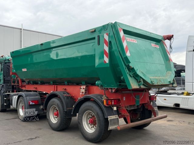 Tiptrailer KEMPF SKM 31/2 Kompaktmulde, Stahl, Lift, 2-Achs