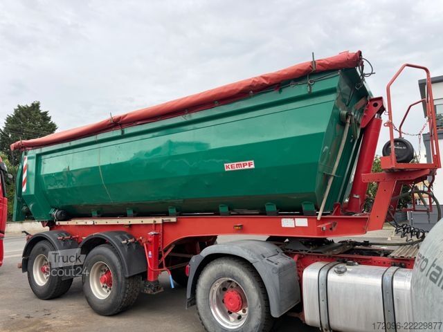 Tiptrailer KEMPF SKM 31/2 Kompaktmulde, Stahl, Lift, 2-Achs