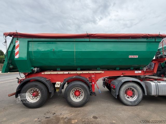 Tiptrailer KEMPF SKM 31/2 Kompaktmulde, Stahl, Lift, 2-Achs