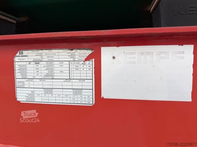 Tiptrailer KEMPF SKM 31/2 Kompaktmulde, Stahl, Lift, 2-Achs