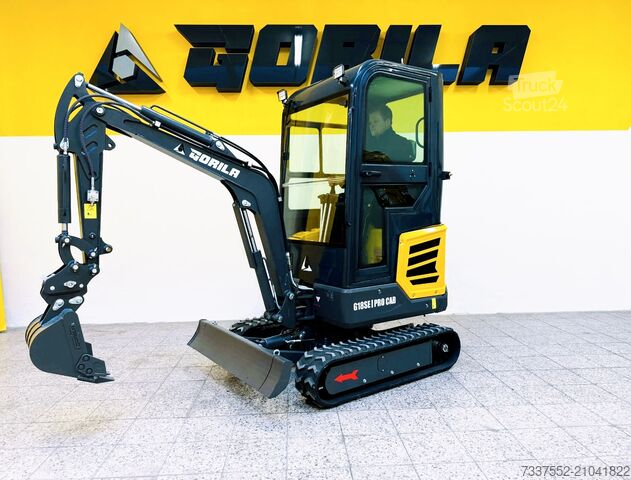Mini excavator Gorila G18SE I PRO CAB