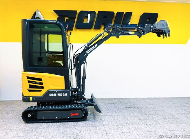 Mini-pelle Gorila G18SE I PRO CAB