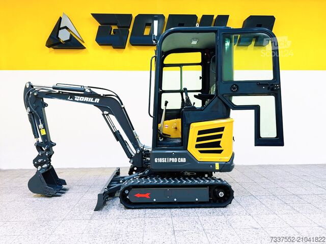 Mini-pelle Gorila G18SE I PRO CAB