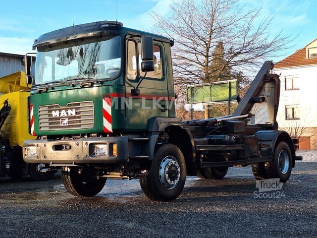 Tipper truck MAN 18.280 4x4 ALLRAD ABROLLKIPPER ATLAS HAKEN TÜV