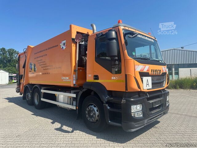 Atkritumu vedējs IVECO AD 260 360 / Faun VarioPress 524 + Schüttung