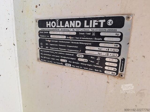 Pont élévateur à ciseaux Holland Lift B-165DL25 4WD/P/N