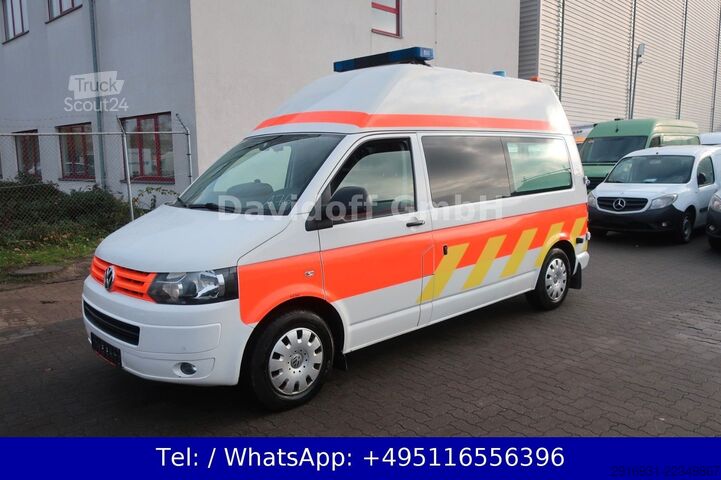 Пожарна кола VOLKSWAGEN T5 Transporter Hochdach lang/KTW/Klima/FN: A76