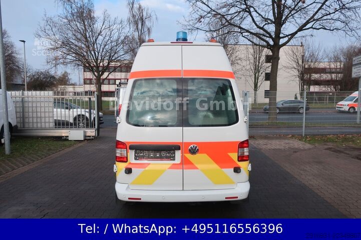 Пожарна кола VOLKSWAGEN T5 Transporter Hochdach lang/KTW/Klima/FN: A76