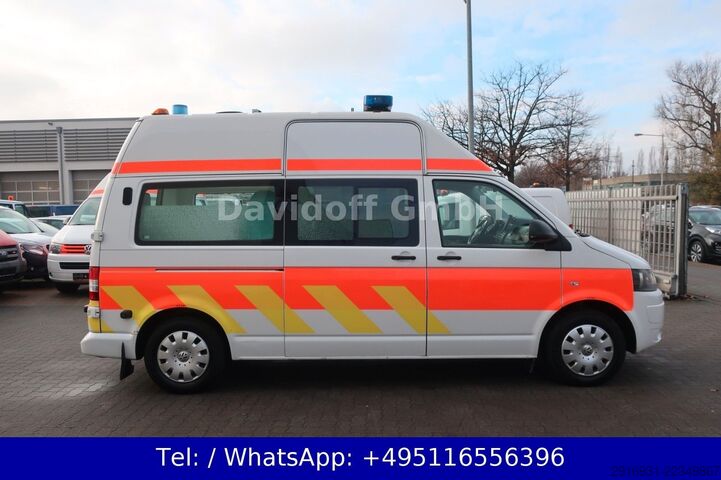 Пожарна кола VOLKSWAGEN T5 Transporter Hochdach lang/KTW/Klima/FN: A76