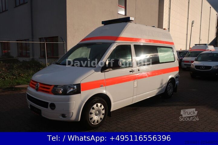 Пожарна кола VOLKSWAGEN T5 Transporter Hochdach lang/KTW/Klima/FN: A91