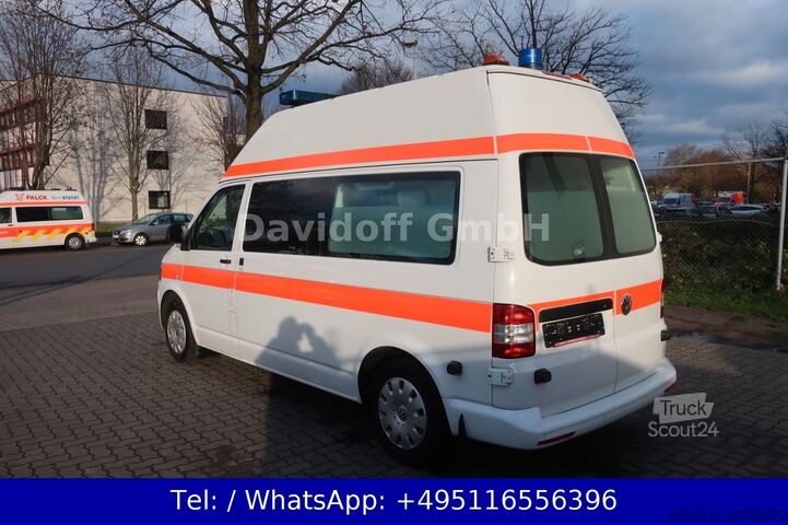 Пожарна кола VOLKSWAGEN T5 Transporter Hochdach lang/KTW/Klima/FN: A91