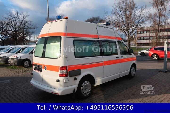 Пожарна кола VOLKSWAGEN T5 Transporter Hochdach lang/KTW/Klima/FN: A91