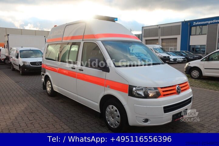 Пожарна кола VOLKSWAGEN T5 Transporter Hochdach lang/KTW/Klima/FN: A91