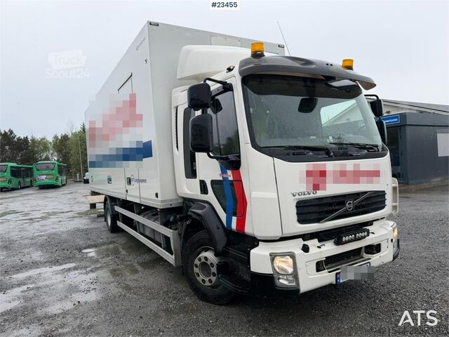  Volvo FL 4x2 box truck with a 1500 kg lift and remote co