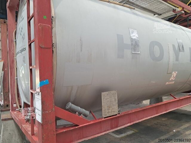 Tank kontejner 24m³ TANKCONTAINER Container Silo Gülle Edelstahltank Stahltank 20 Fuß 24000L