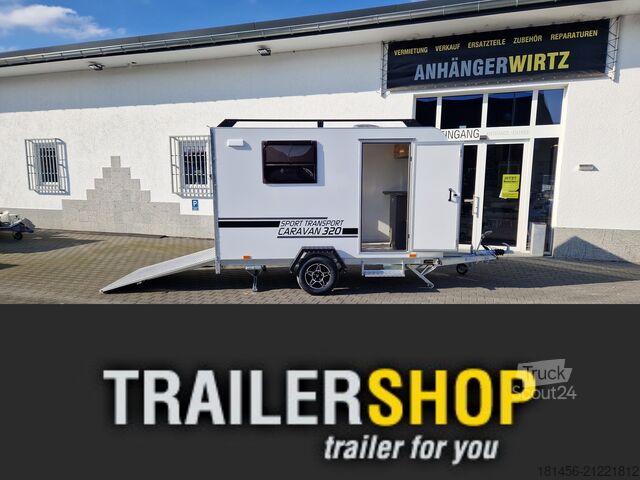 Motortrailer trailershop Motorrad Reisen Sport Camp