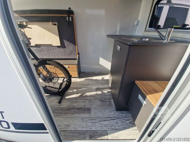 Přívěs pro motocykl trailershop Isokoffer TFS 320 Sport Transport Schlaf