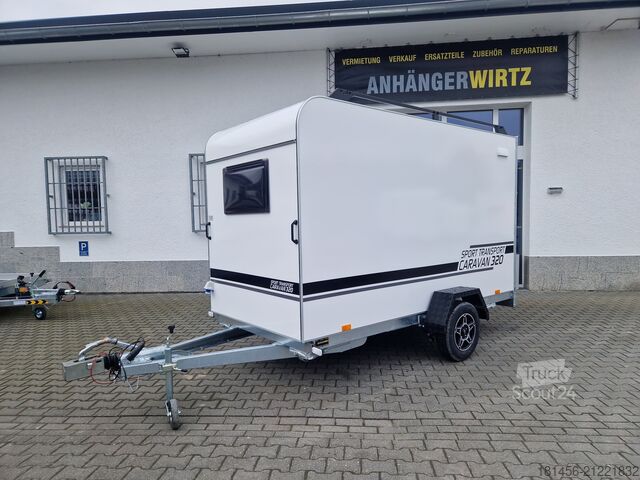 Přívěs pro motocykl trailershop Isokoffer TFS 320 Sport Transport Schlaf