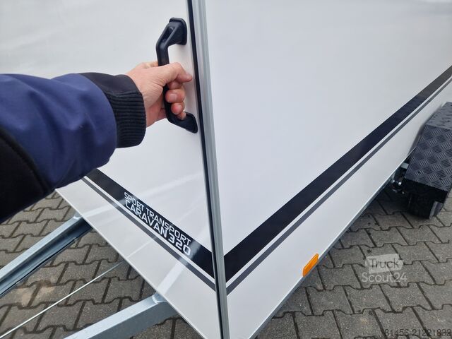 Přívěs pro motocykl trailershop Isokoffer TFS 320 Sport Transport Schlaf