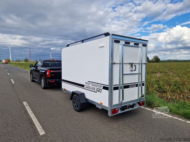 Přívěs pro motocykl trailershop Isokoffer TFS 320 Sport Transport Schlaf