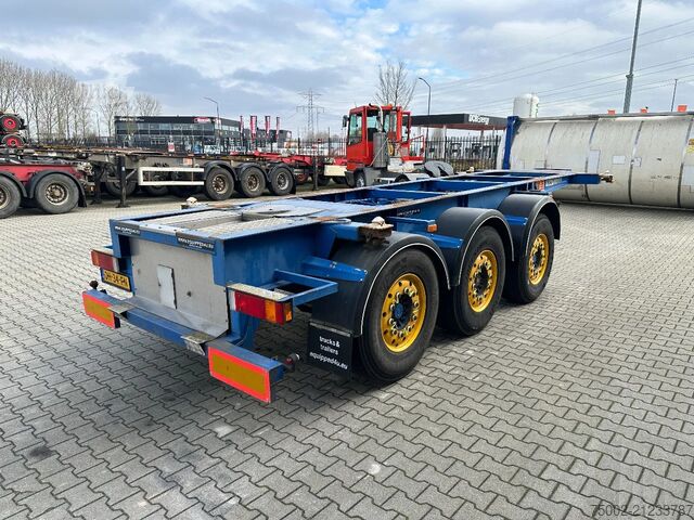 Přeprava kontejnerů Burg 20FT/3-axles / empty weight: 3.290kg / SAF DISC...