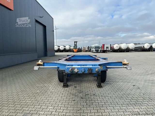 Přeprava kontejnerů Burg 20FT/3-axles / empty weight: 3.290kg / SAF DISC...