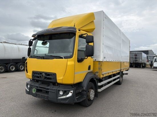 LKW mit Pritsche & Plane RENAULT D16 PLANE, LBW, E6,