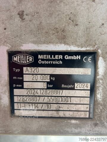 Dreiseitenkipper LKW VOLVO FH 500 3-SEITEN KIPPER MEILLER MIT PALFINGER PK22002EH, RETARDER
