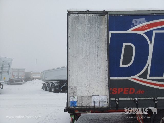 Auflieger mit Pritsche & Plane Berger Curtainsider Mega