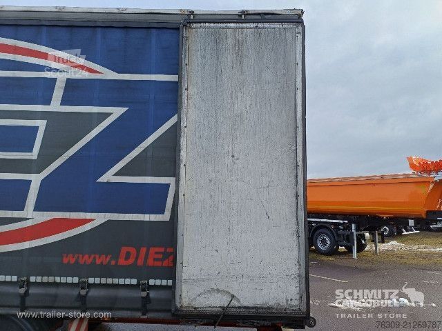 Auflieger mit Pritsche & Plane Berger Curtainsider Mega