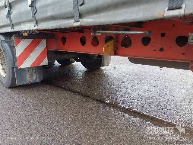 Auflieger mit Pritsche & Plane Berger Curtainsider Mega