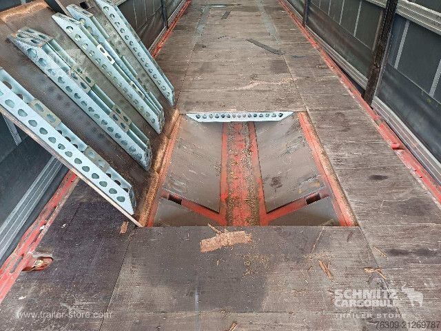 Auflieger mit Pritsche & Plane Berger Curtainsider Mega