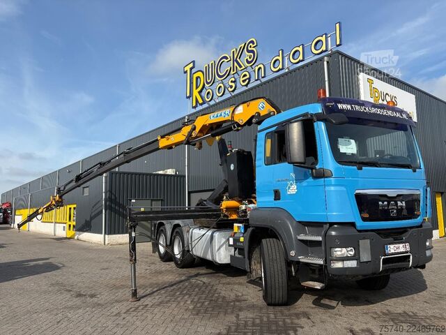 Система крюкообразных рычагов MAN TGS 33.360 + EFFER 210/4S   4 X EXT. +  JIB 2 S...