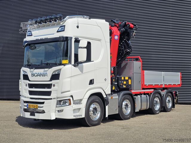 Стандарт-СЗМ Scania R590 V8 8x2 / HMF 9520 CRANE - JIB - WINCH / TR...