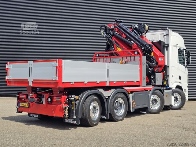 Стандарт-СЗМ Scania R590 V8 8x2 / HMF 9520 CRANE - JIB - WINCH / TR...