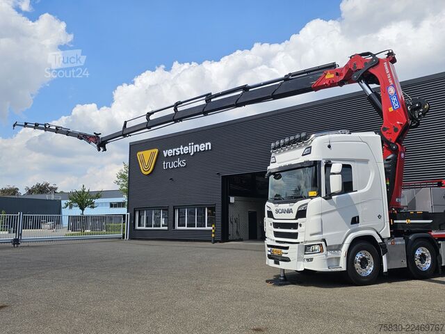 Стандарт-СЗМ Scania R590 V8 8x2 / HMF 9520 CRANE - JIB - WINCH / TR...