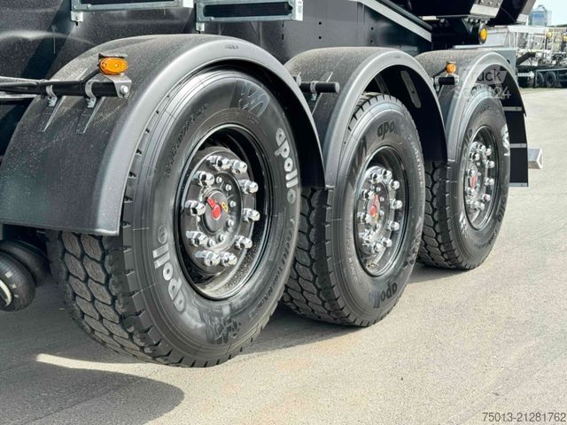 Billenős félpótkocsi SCHWARZMÜLLER ALU Halfpipe 25 cbm, 5 t. leer, MIETEN?