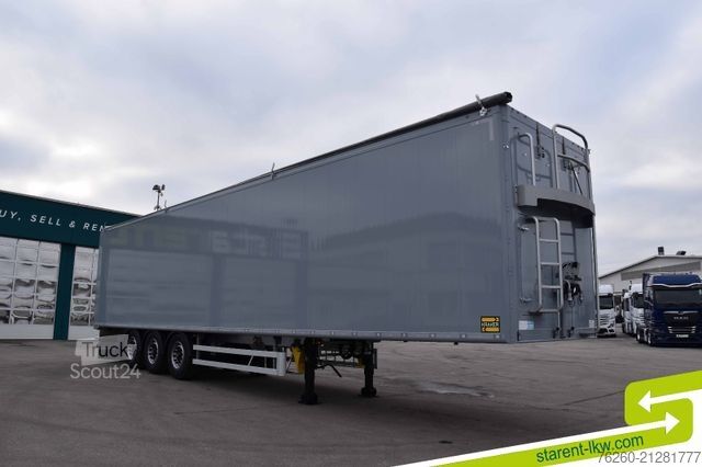 Mozgópadlós félpótkocsi KRAKER 8mm 92m³ BPW-Achsen Funk. Verzinkt MIETE