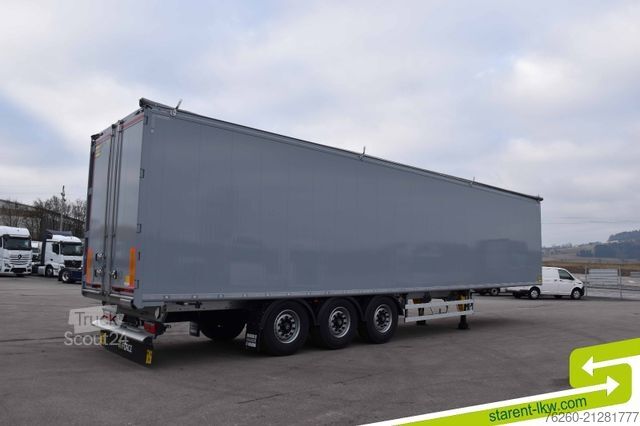 Mozgópadlós félpótkocsi KRAKER 8mm 92m³ BPW-Achsen Funk. Verzinkt MIETE