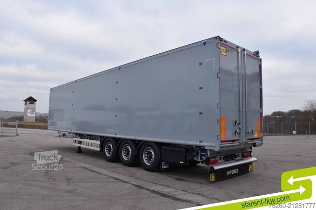 Mozgópadlós félpótkocsi KRAKER 8mm 92m³ BPW-Achsen Funk. Verzinkt MIETE