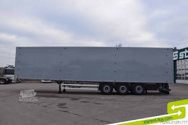 Mozgópadlós félpótkocsi KRAKER 8mm 92m³ BPW-Achsen Funk. Verzinkt MIETE