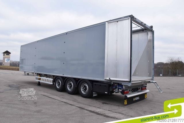 Mozgópadlós félpótkocsi KRAKER 8mm 92m³ BPW-Achsen Funk. Verzinkt MIETE