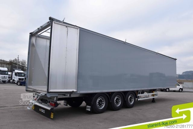 Mozgópadlós félpótkocsi KRAKER 8mm 92m³ BPW-Achsen Funk. Verzinkt MIETE