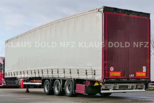 Otevřený návěs s plachtou KRONE SD Pritsche Plane XL MegaLiner Edscha Bordwände