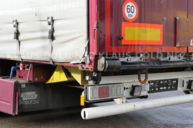 Otevřený návěs s plachtou KRONE SD Pritsche Plane XL MegaLiner Edscha Bordwände